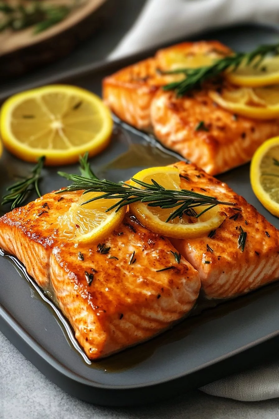 Baked Salmon with Citrus Glaze