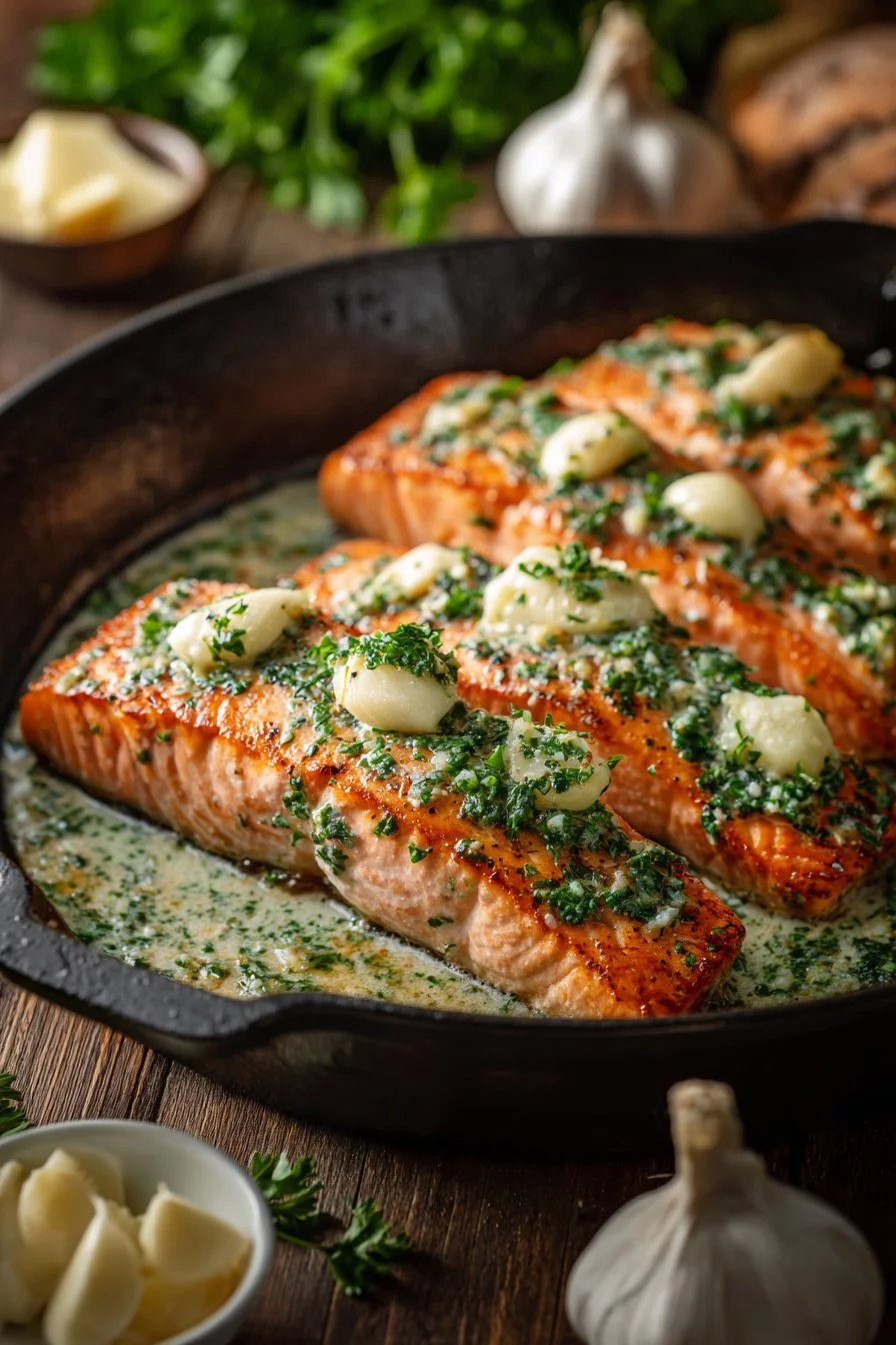 Creamy Garlic Salmon