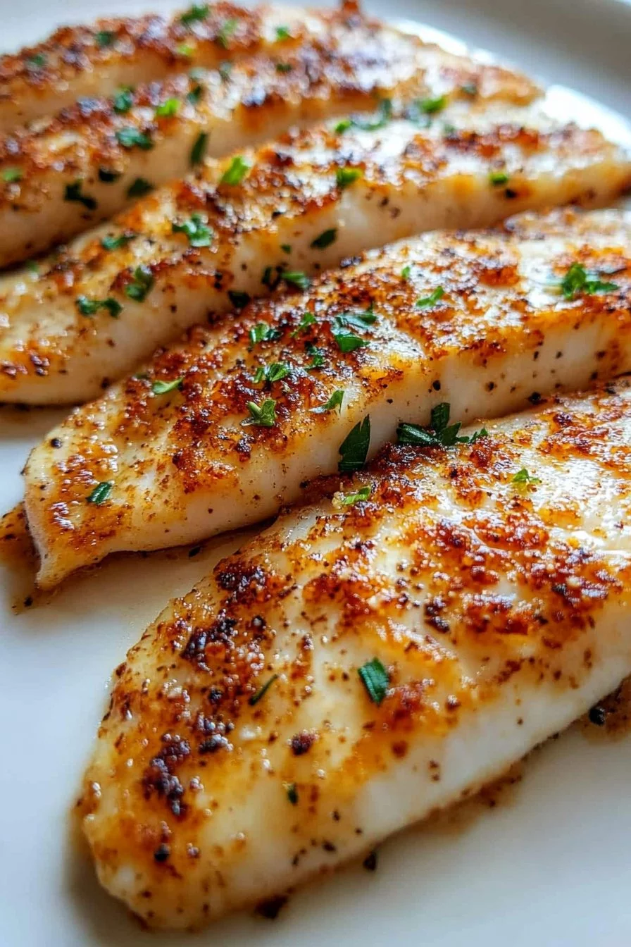 Garlic Butter Oven Baked Tilapia