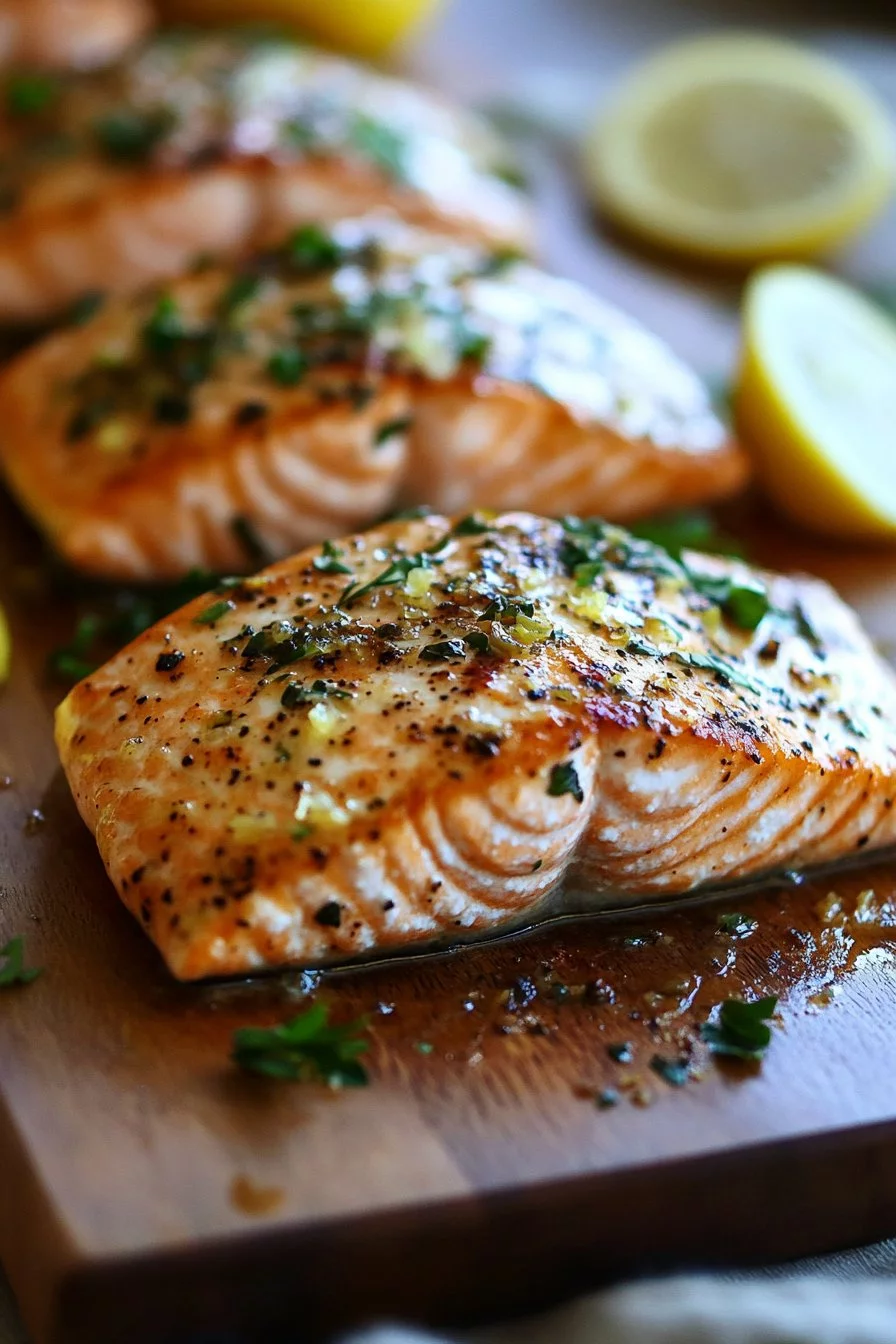 Garlic Butter Lemon Salmon