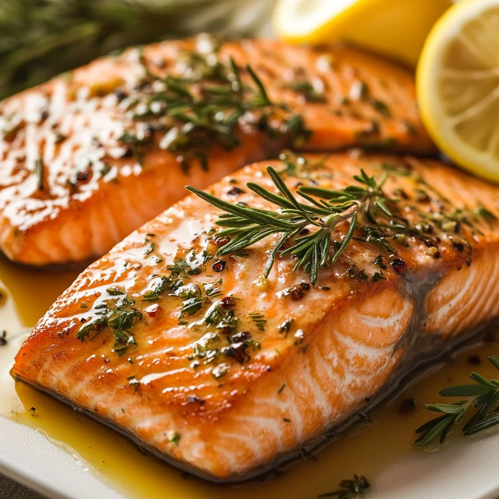 Easy salmon recipe with fresh ingredients and simple preparation steps
