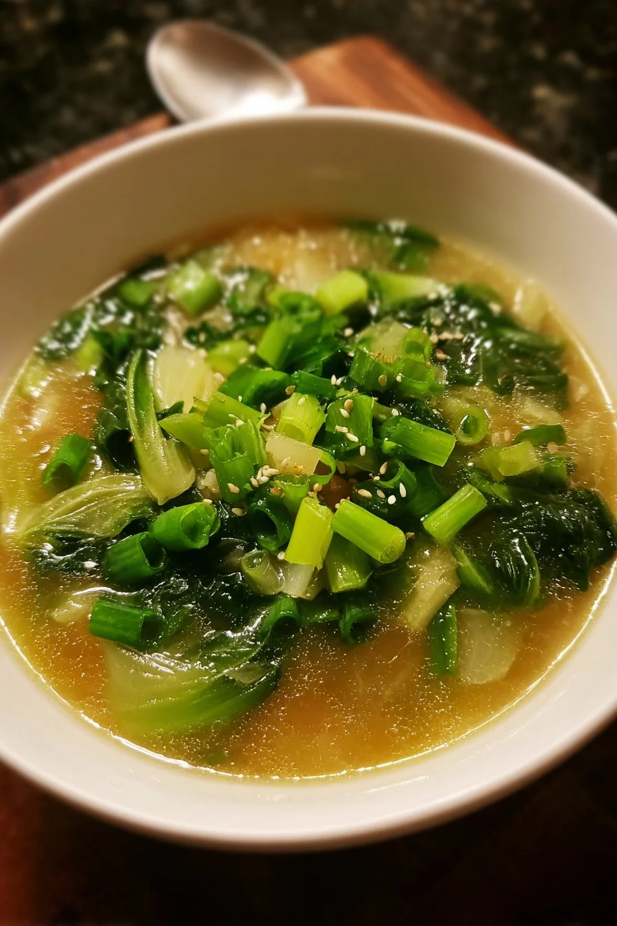 Bok Choy Soup With Garlic And Ginger: An Amazing Ultimate Delight