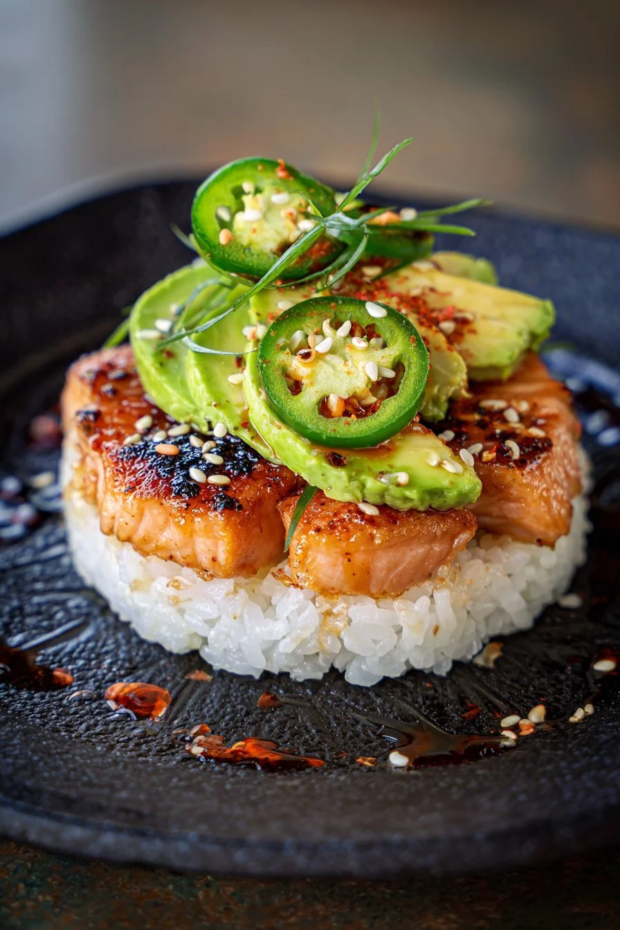 Crispy Rice Salmon