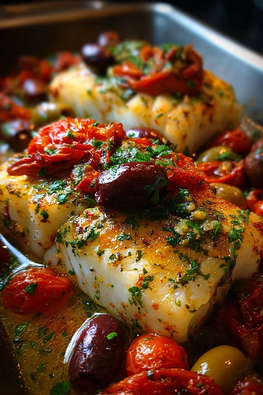 Mediterranean Baked Fish