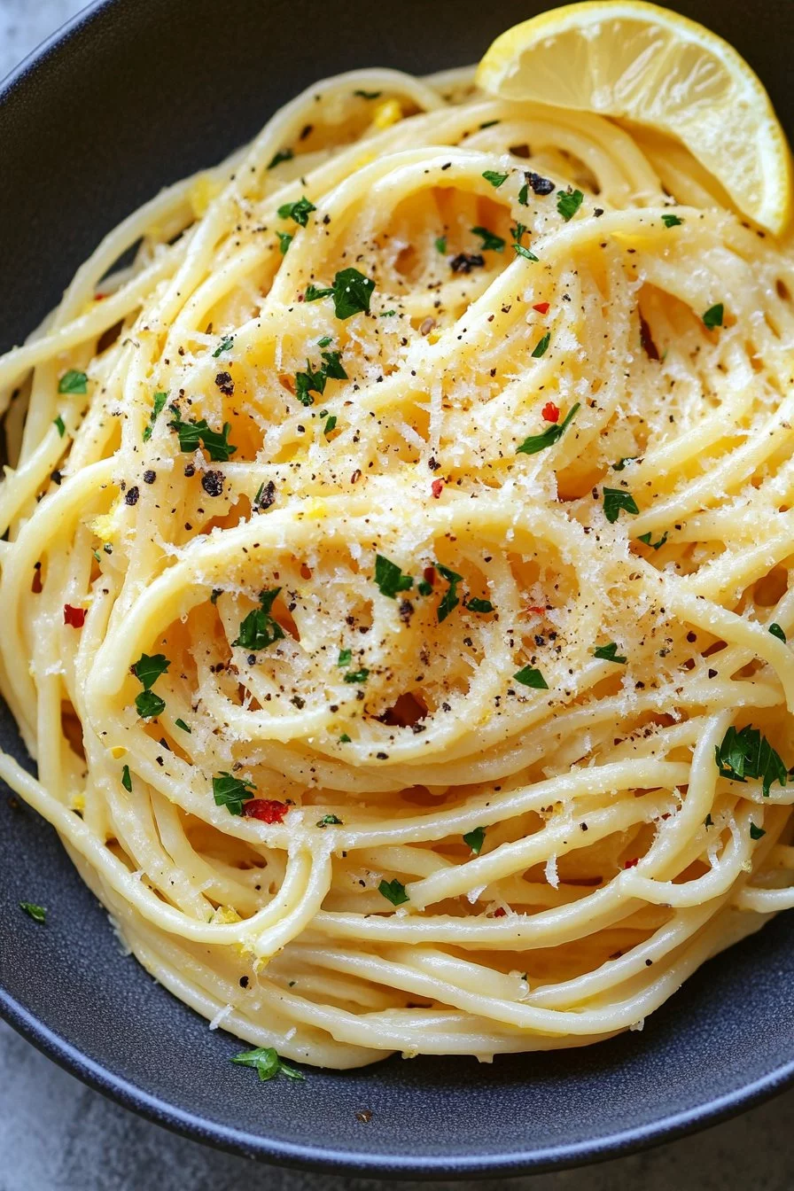 Lemon Garlic Pasta