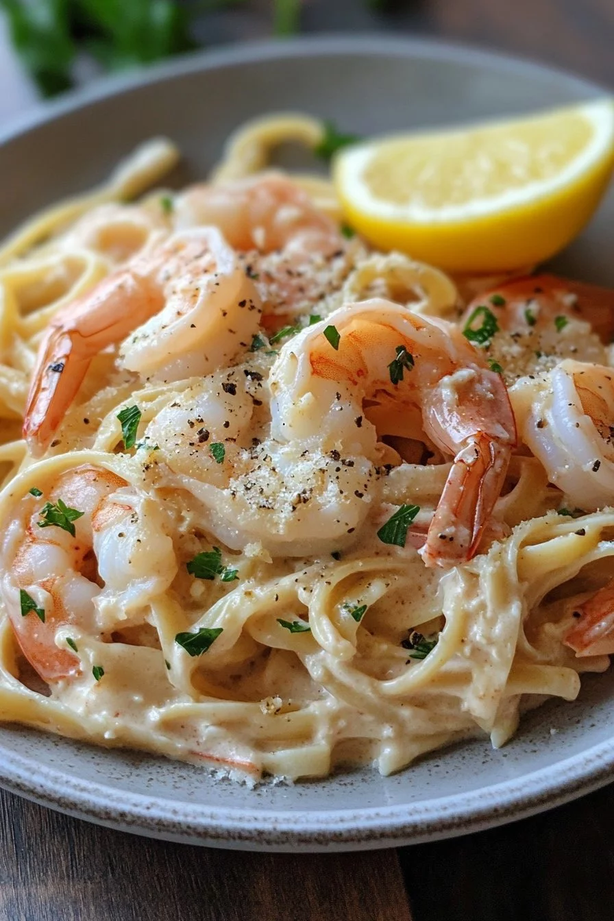 Shrimp and Crab Alfredo