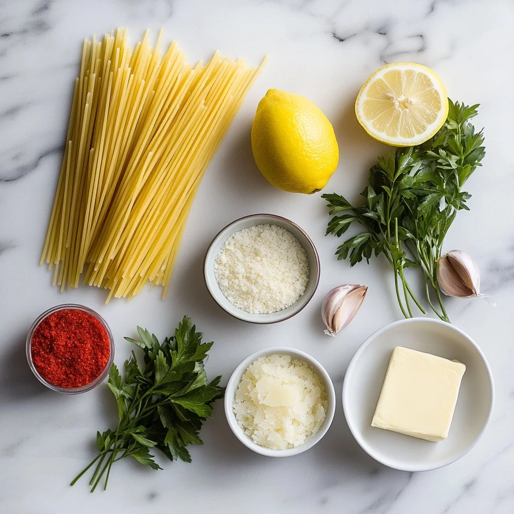 Pasta with rich lobster sauce served on a plate, garnished and ready to enjoy.