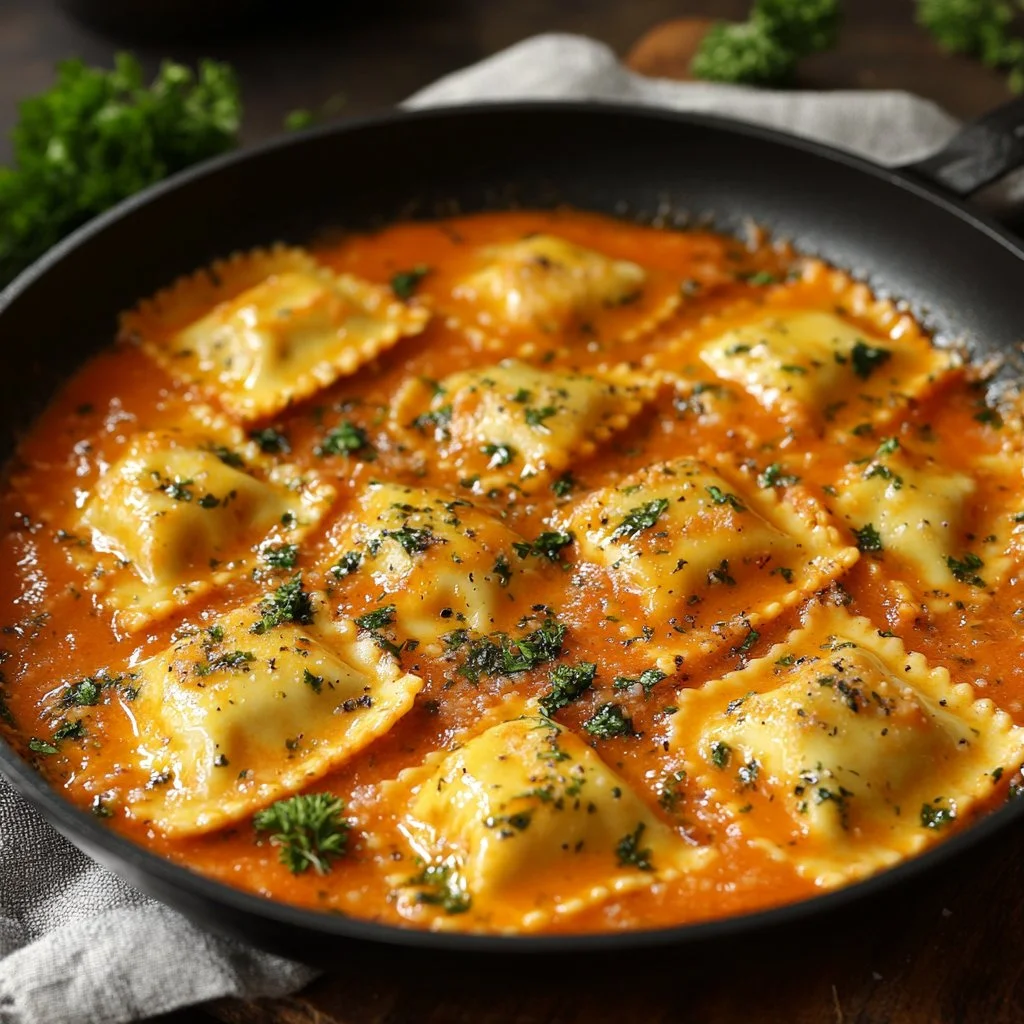 Delicious homemade ravioli sauce for pasta dishes