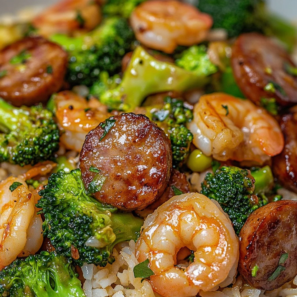Sweet and Spicy Shrimp Rice dish with vibrant colors and rich flavors