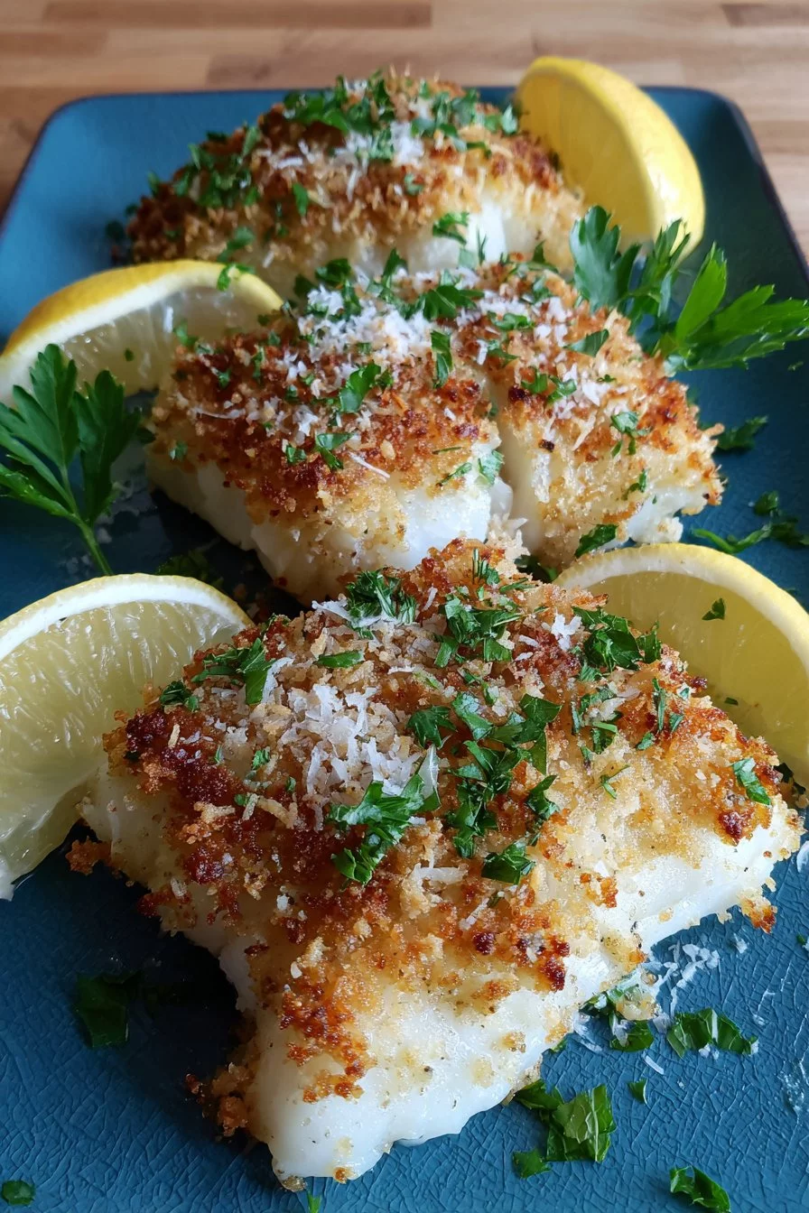 Crispy Parmesan-Crusted Cod