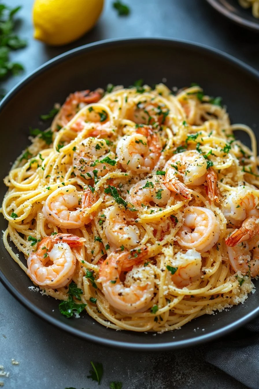 Shrimp Scampi Pasta