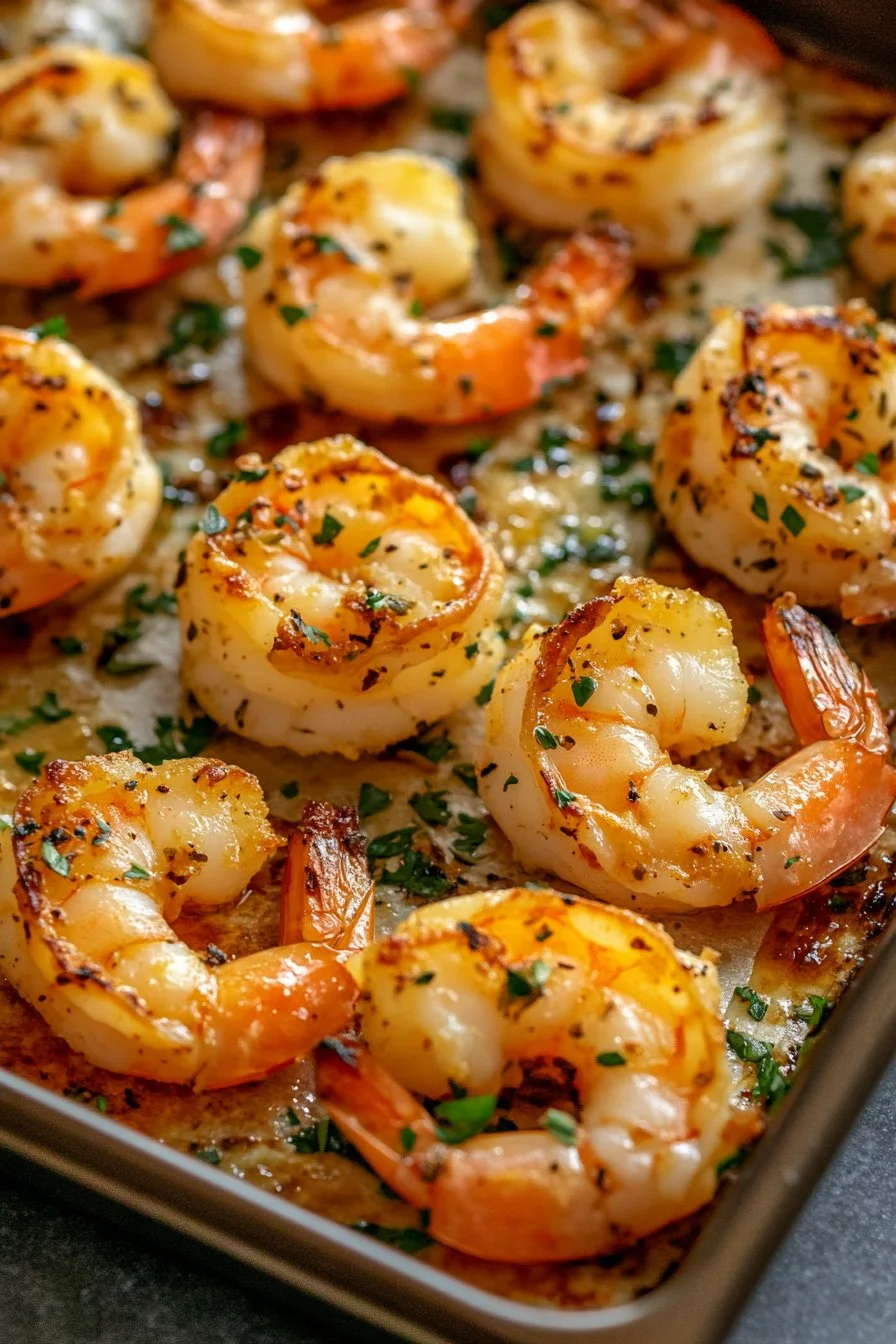 Garlic Parmesan Roasted Shrimp Recipe