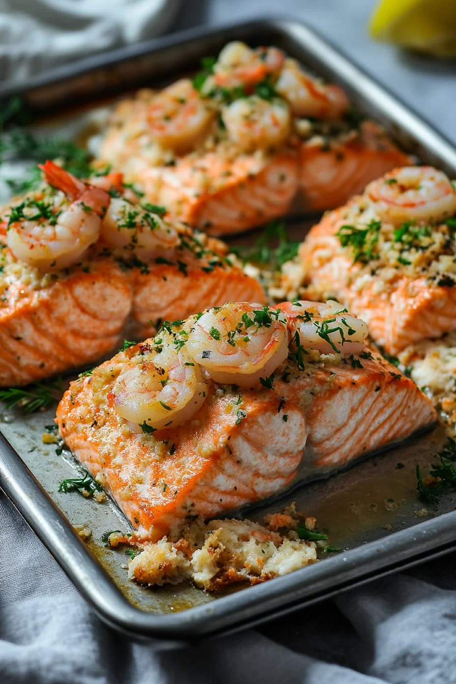 Shrimp Stuffed Salmon