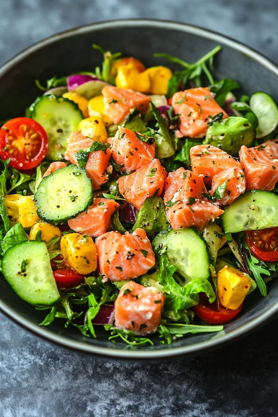 Canned Salmon Salad