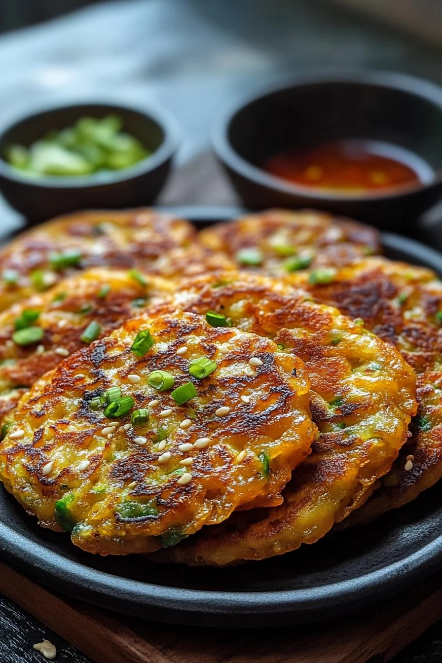 Korean Tuna Pancakes
