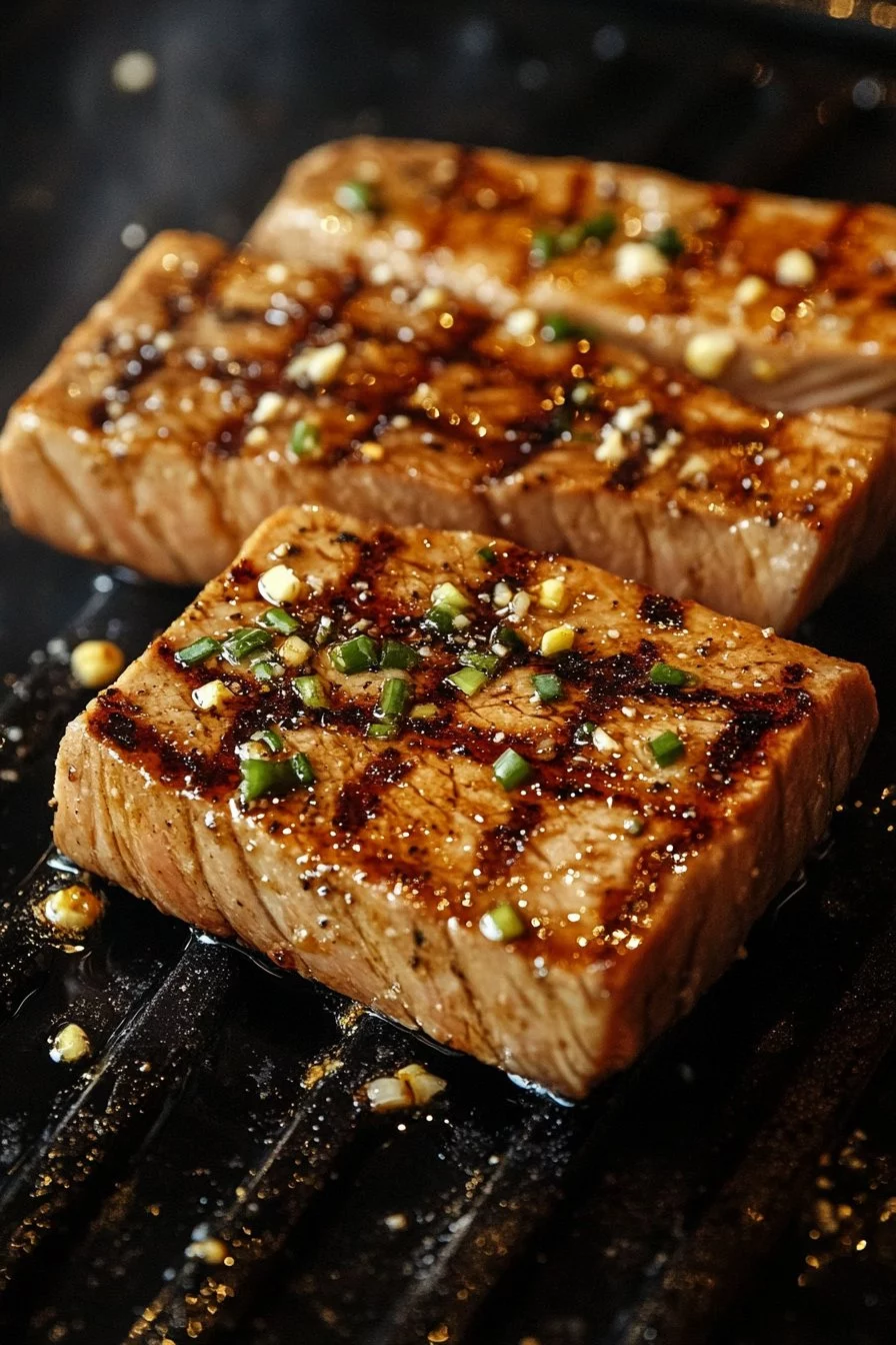 Grilled Soy-Ginger Tuna Steak