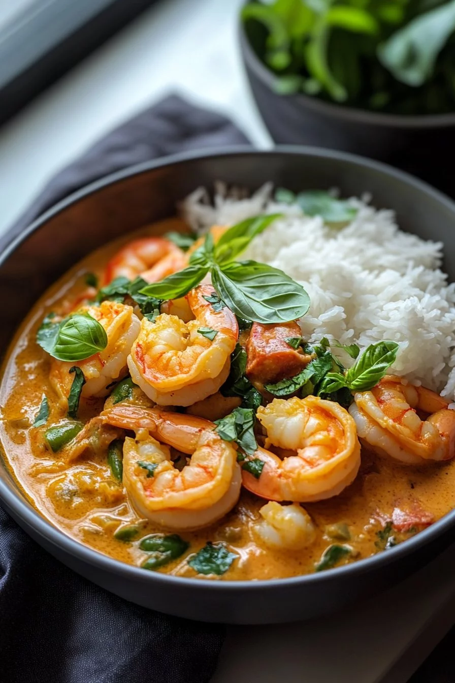 Thai Coconut Shrimp Curry