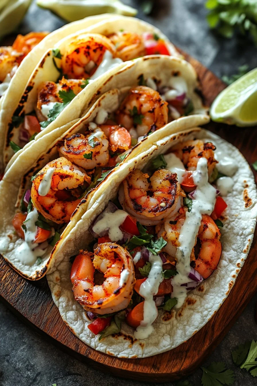 Spicy Shrimp Tacos with Crema: An Amazing Ultimate Recipe