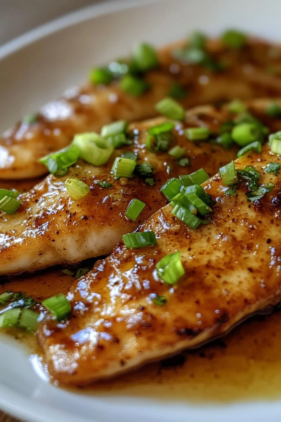 Honey Garlic Glazed Tilapia