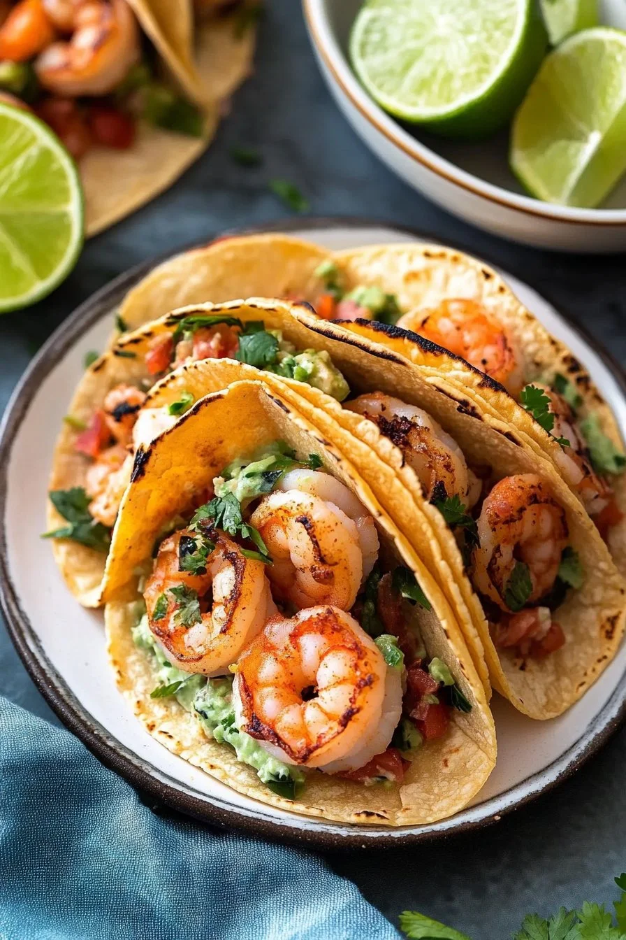 Cilantro Lime Shrimp Tacos