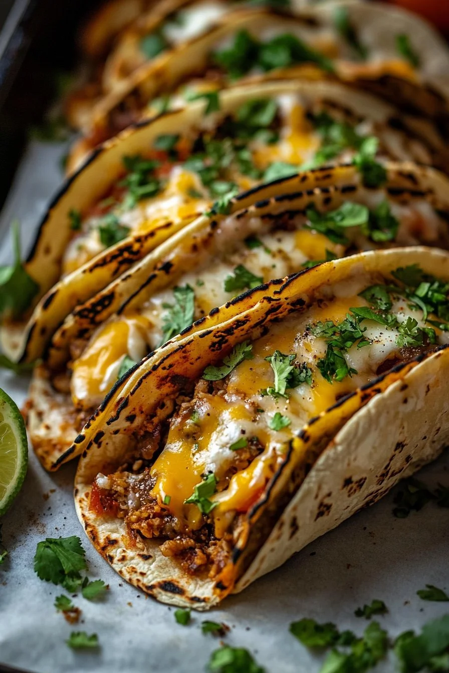 Oven-Baked Cheesy Tacos (Crispy & Loaded) You'll Love