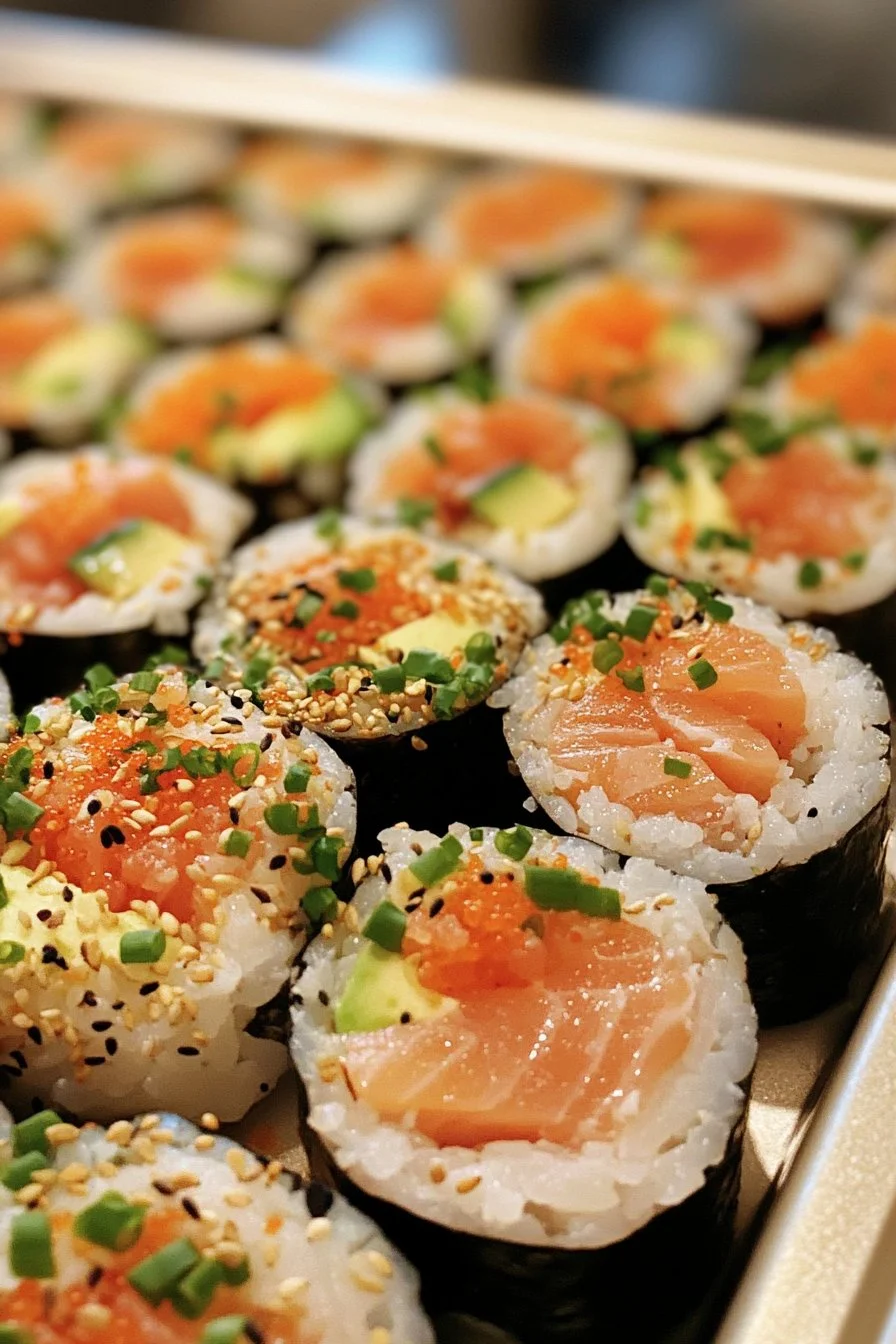 Spicy Salmon Sushi Bake Recipe
