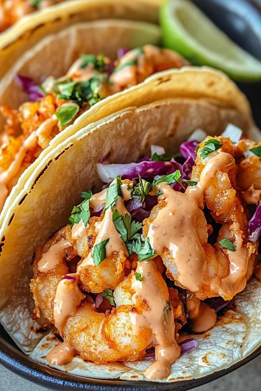 Bang Bang Shrimp Tacos