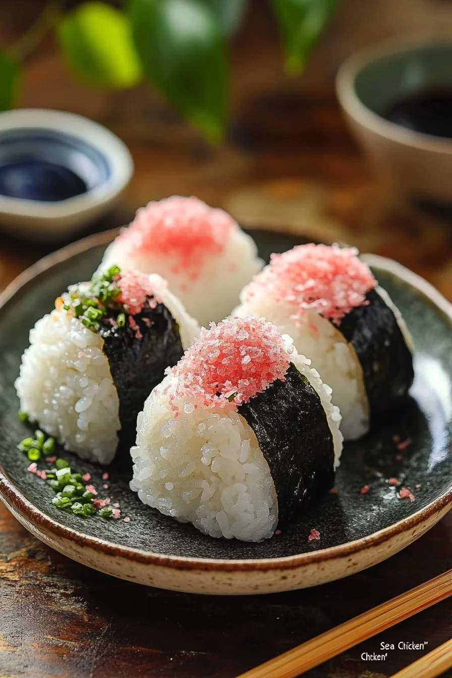 Tuna Mayo Onigiri (Japanese "Sea Chicken" Rice Balls)