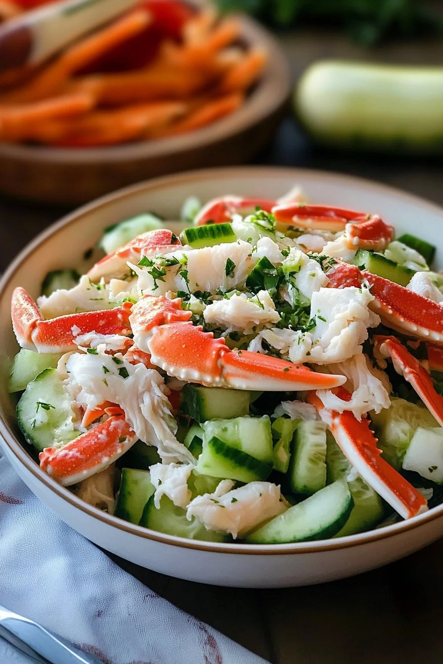 Crab and Cucumber Salad