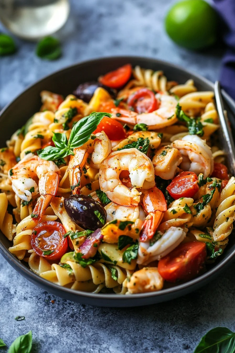Easy Seafood Pasta Salad