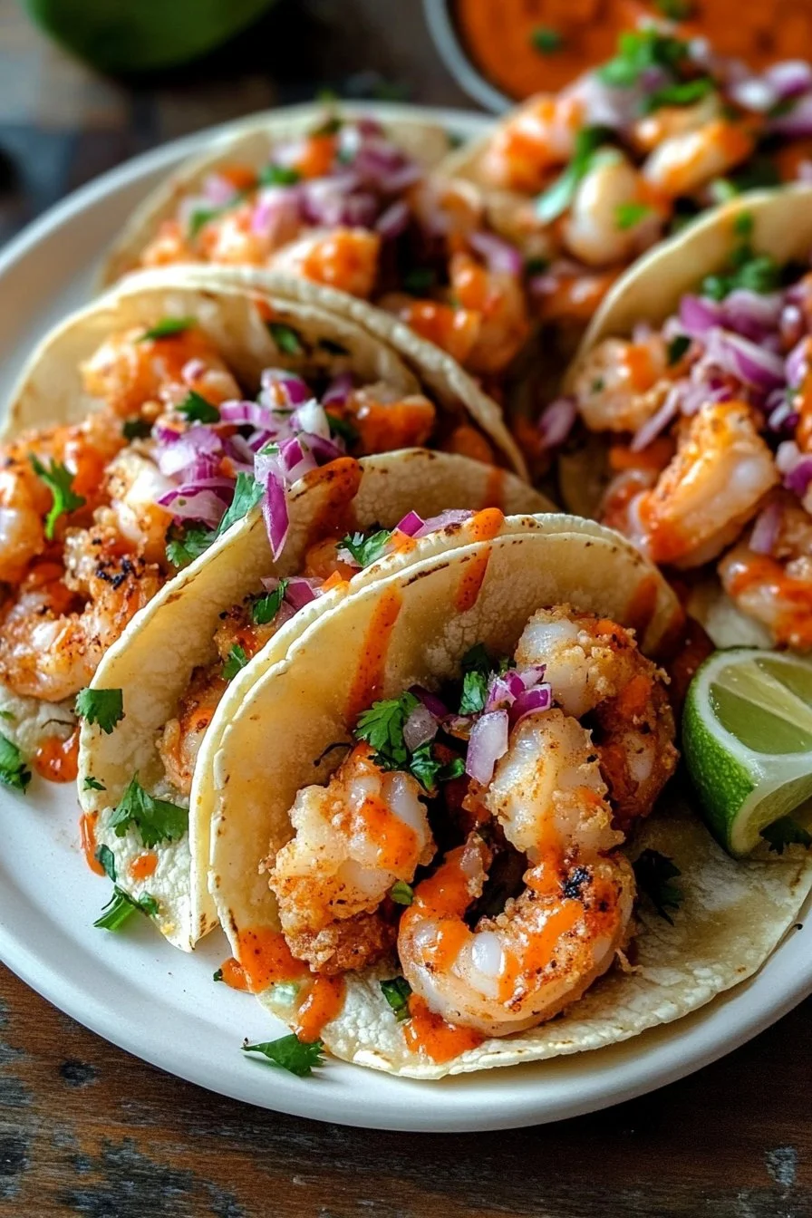 Bang Bang Shrimp Tacos