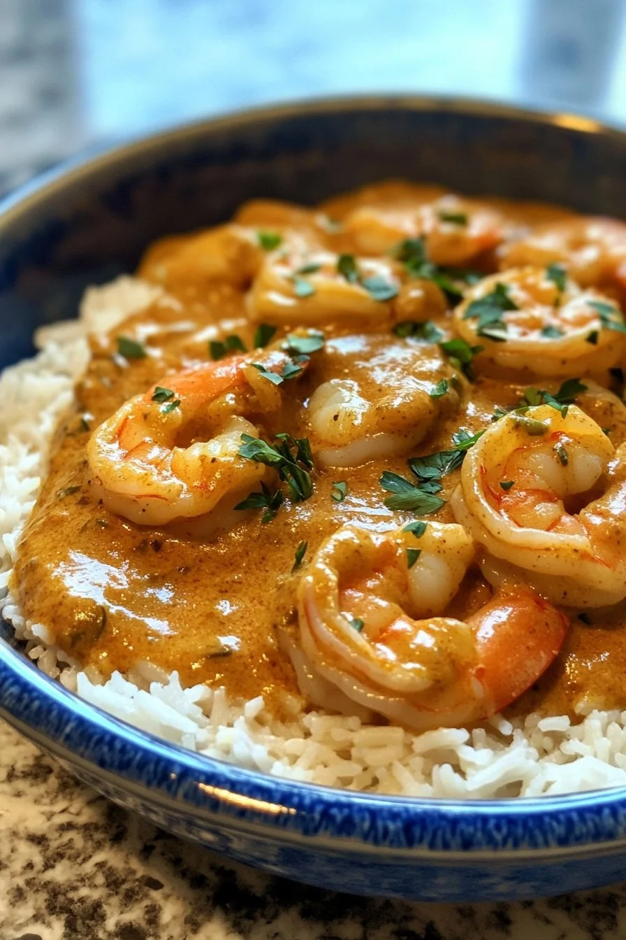 Blackened Shrimp Stroganoff