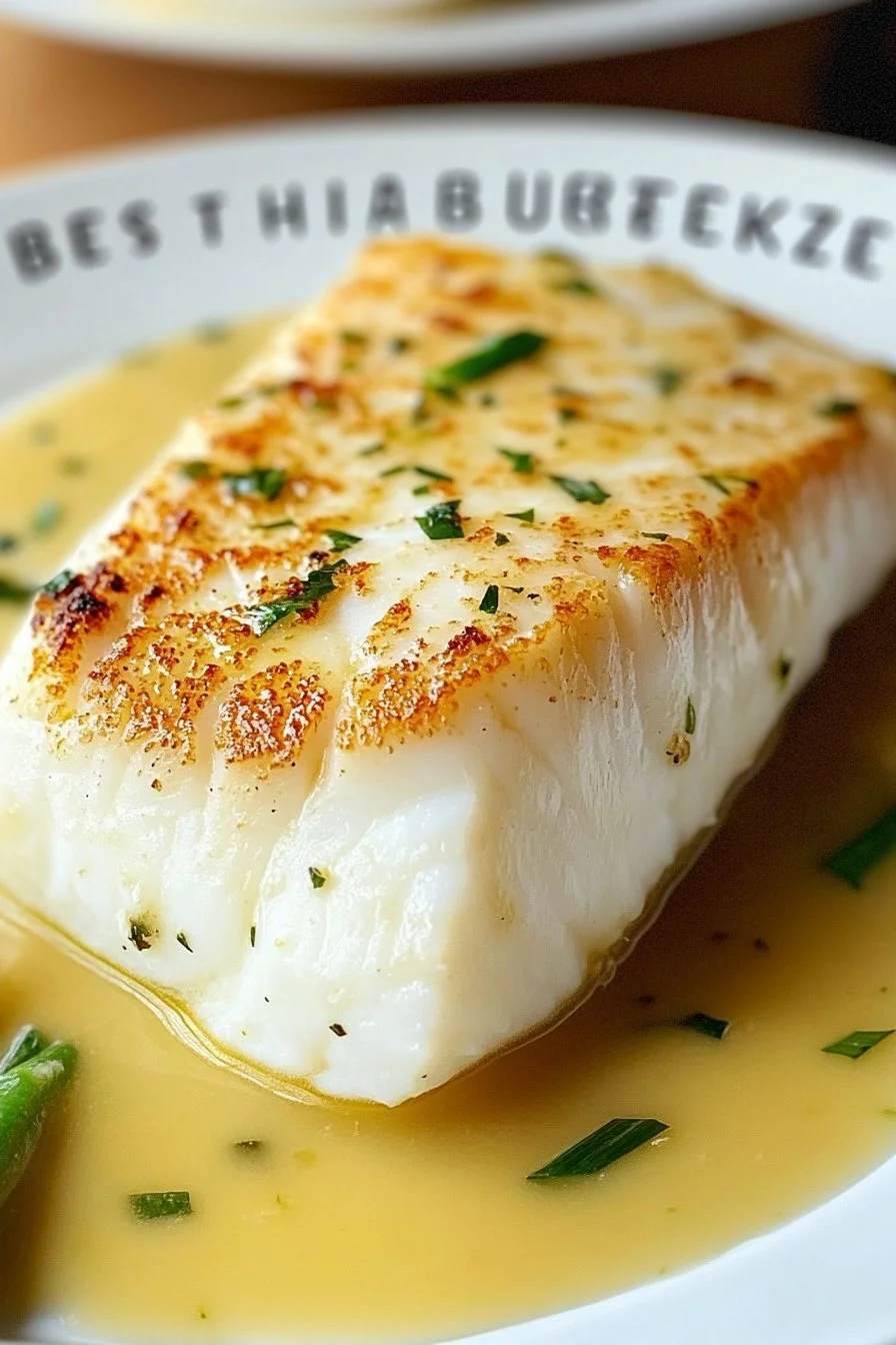 Best Halibut with Buerre Blanc