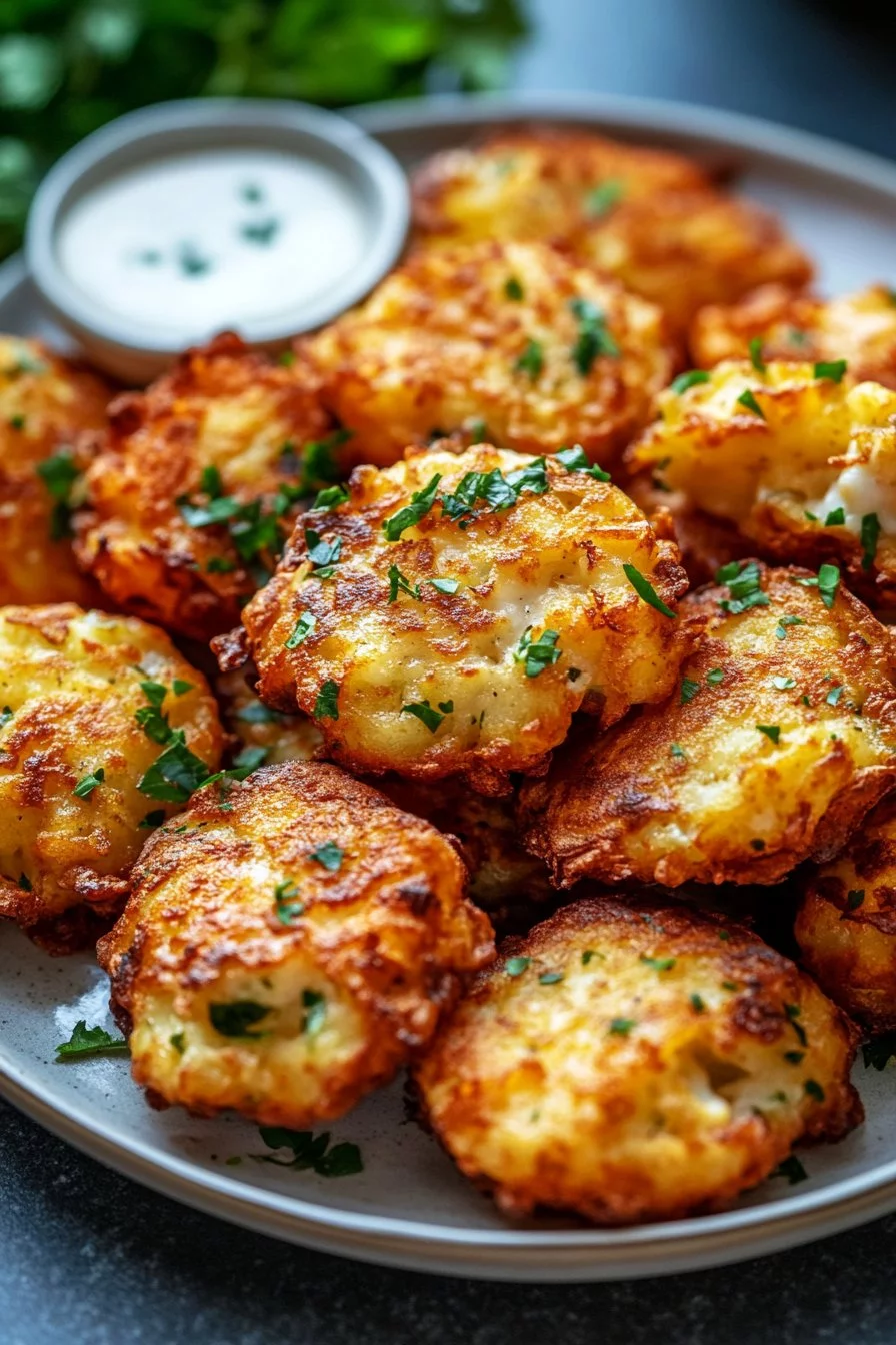 Tuna Melt Fritters