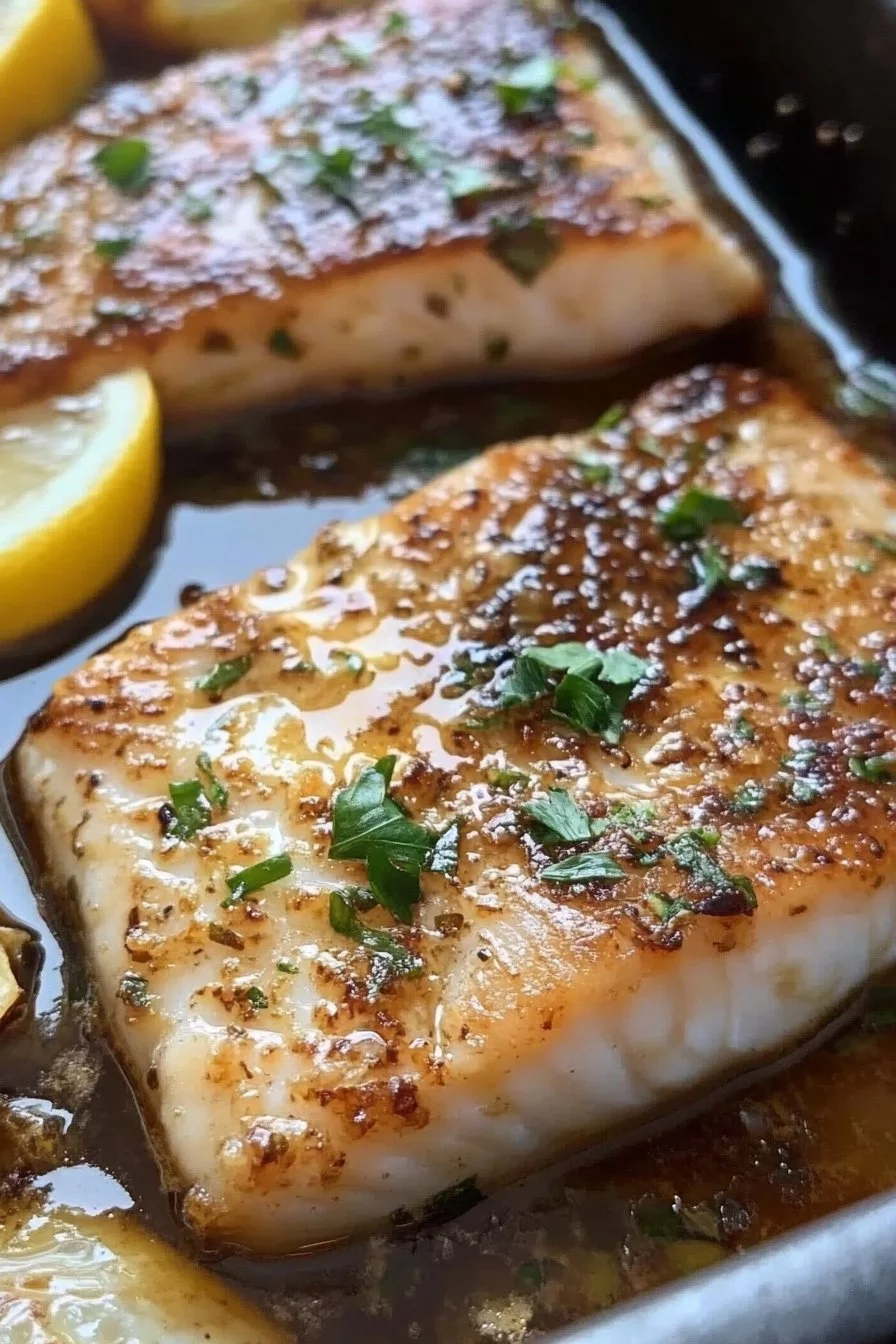 Honey Garlic Baked Fish