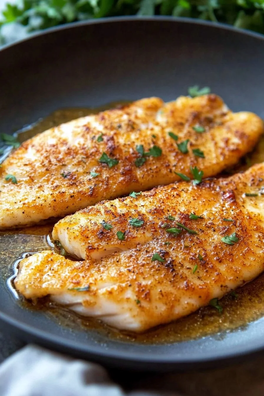 Tilapia Fillet Recipe 🤩 Pan Fried Fish 🐠