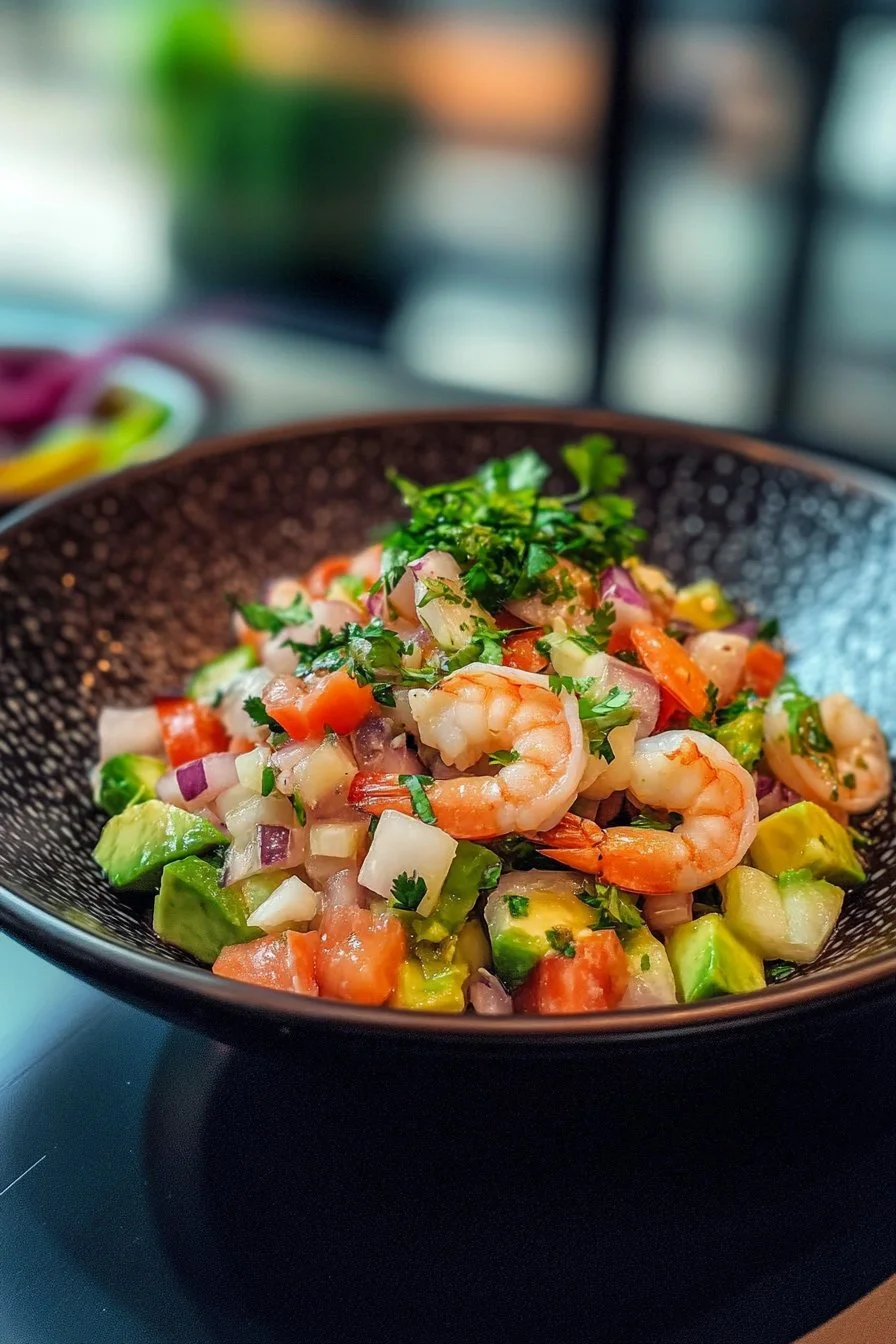Avocado Shrimp Ceviche