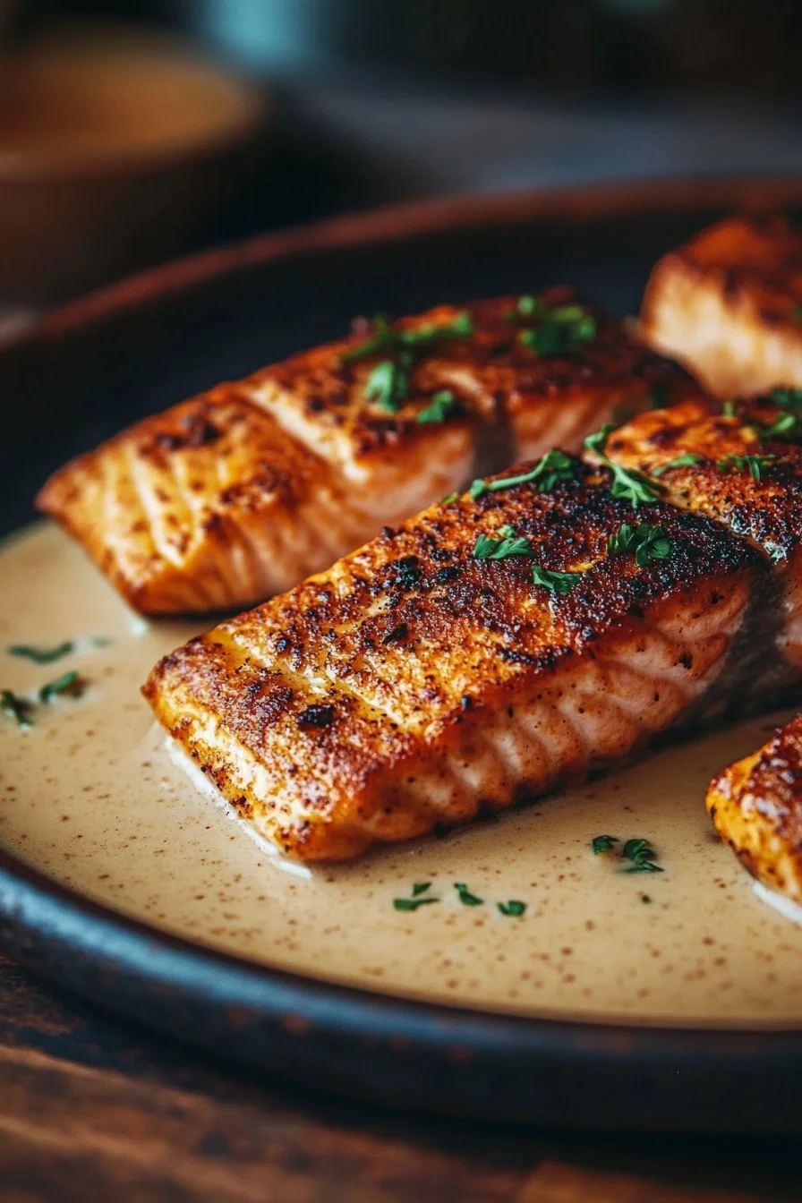 Blackened Salmon with Creamy Dijon Sauce: An Amazing Ultimate Recipe