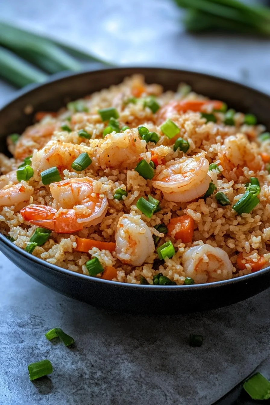 Cauliflower Fried Rice with Shrimp