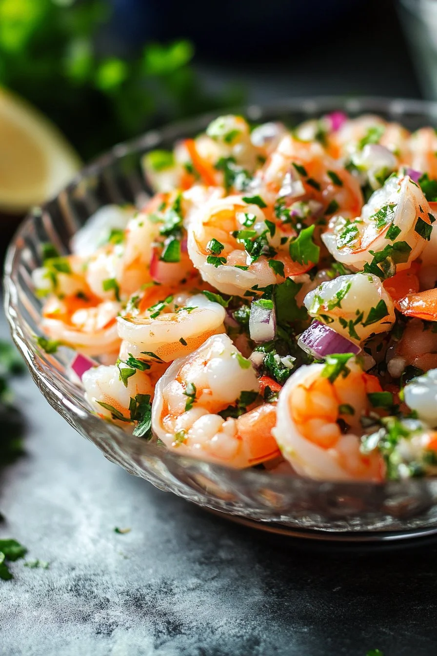 Cooked Shrimp Ceviche