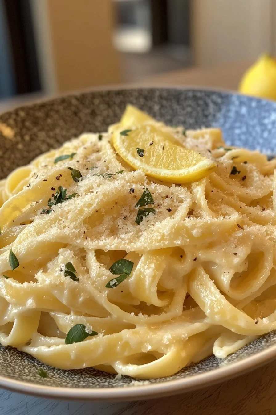 Creamy Lemon Pasta: A Zesty, Velvety Comfort Dish