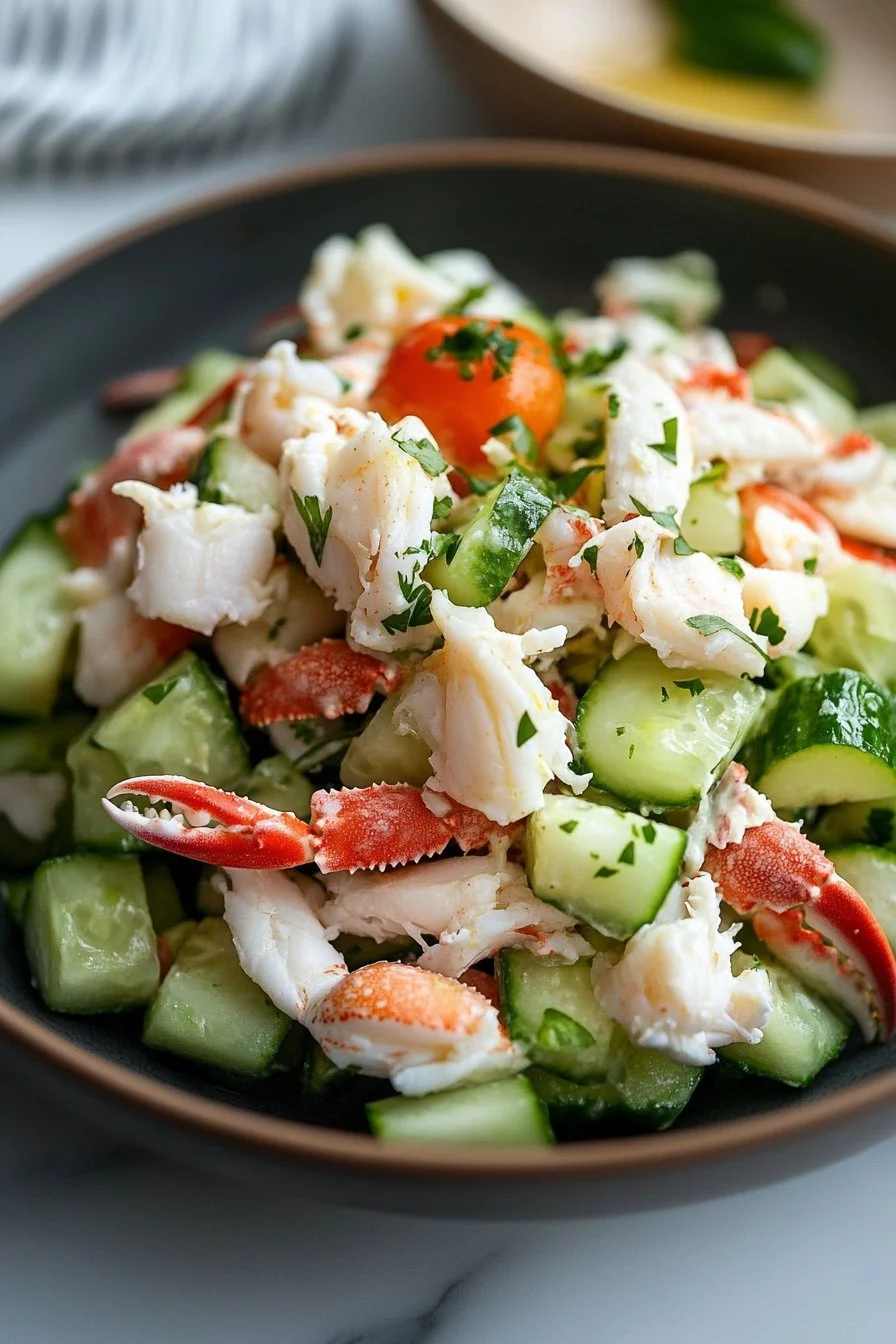 Cucumber Crab Salad Recipe