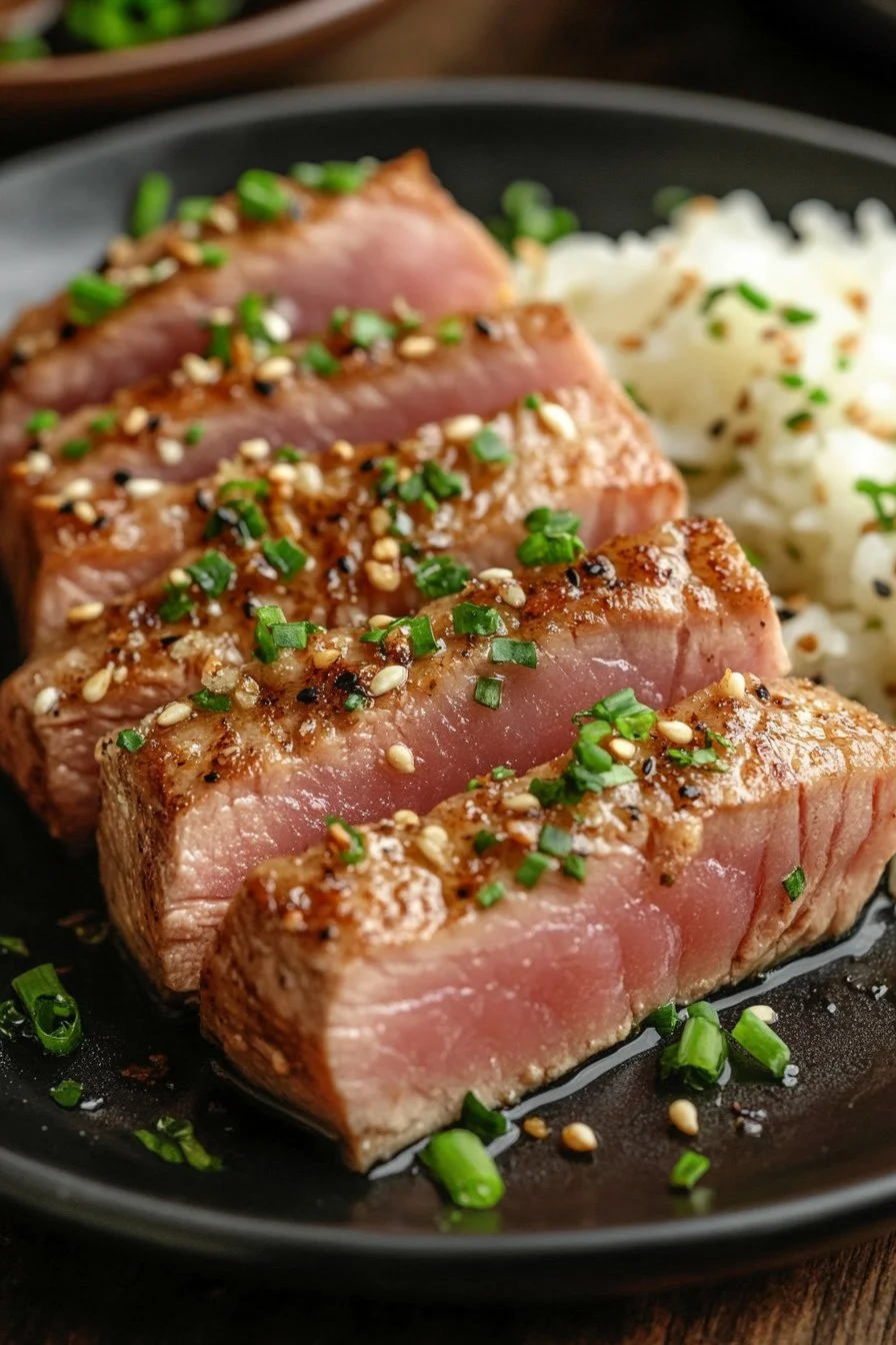 Garlic Butter Ahi Tuna: 10-Minute Meal