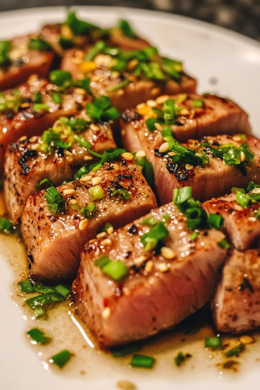 Irresistible Garlic Butter Ahi Tuna Recipe Perfect for Dinner
