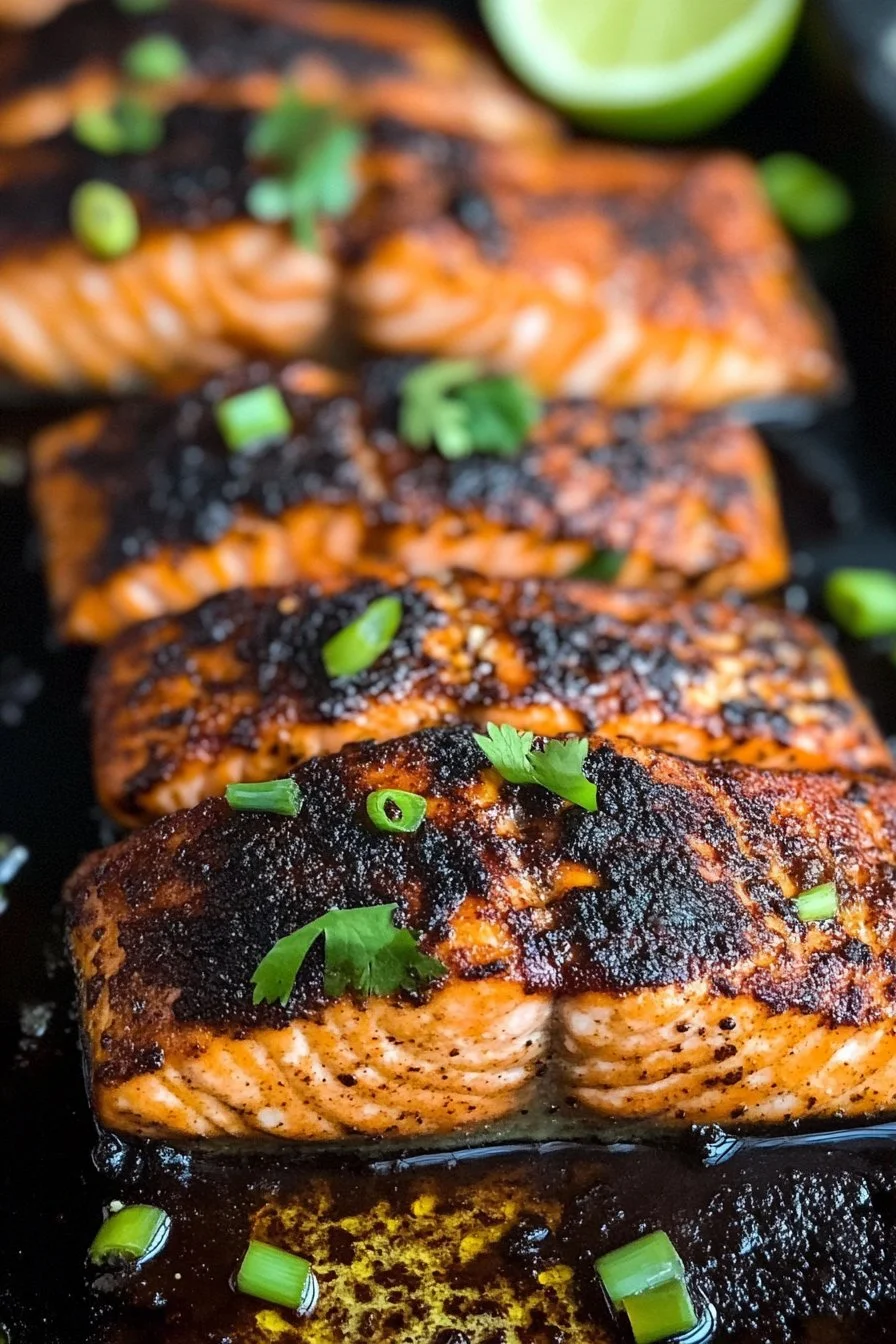 Jerk Blackened Salmon