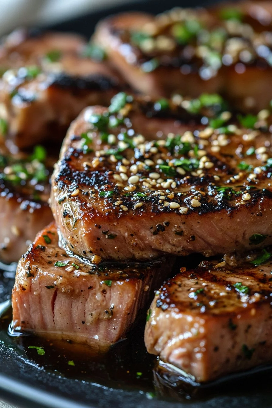 Savory Soy-Ginger Tuna Steaks Recipe – Easy & Perfect Dinner