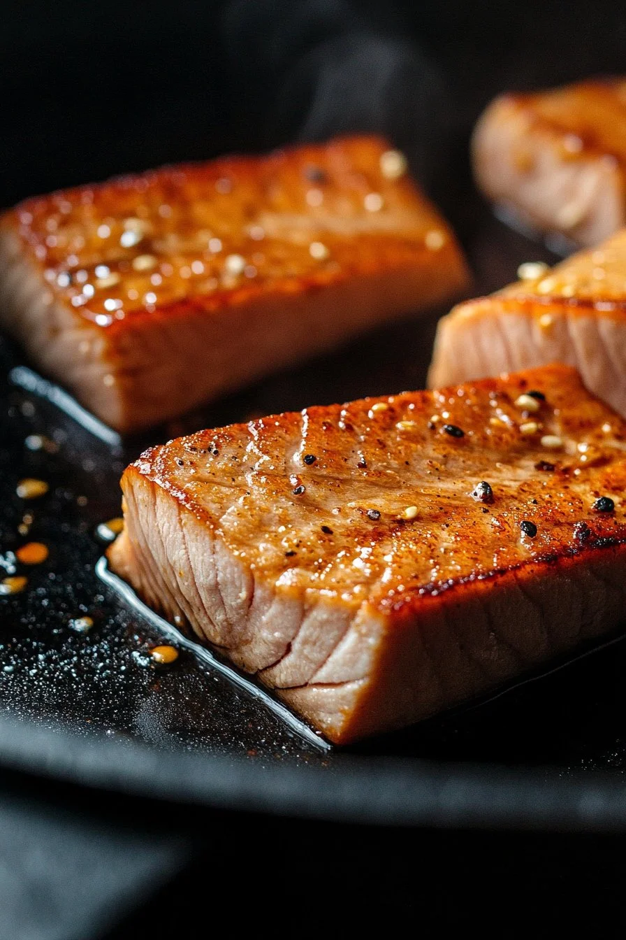 Savory Soy-Ginger Tuna Steaks