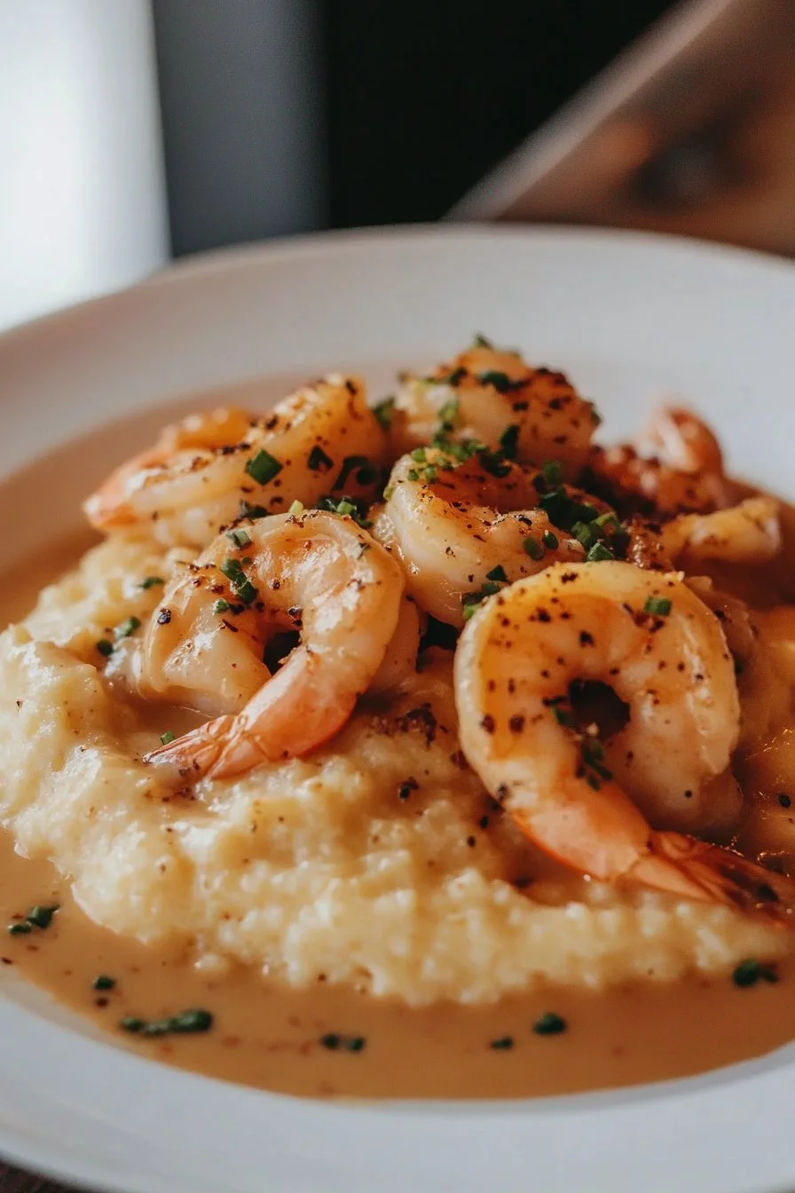 Shrimp & Grits with a Cajun Cream Sauce: An Amazing Ultimate Recipe