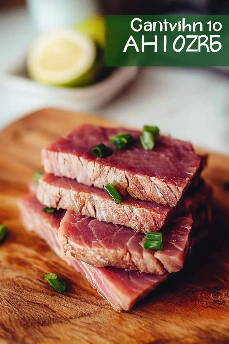 Six-Minute Seared Ahi Tuna Steaks