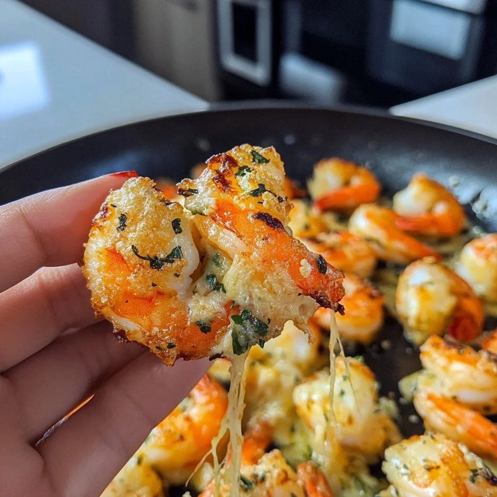 Delicious stuffed shrimp ready to serve, showcasing the perfect seafood dish.
